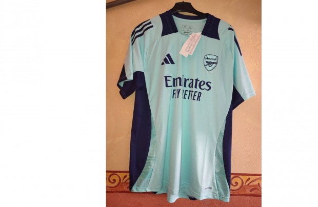 Arsenal eredeti adidas világoskék edző mez (XL)