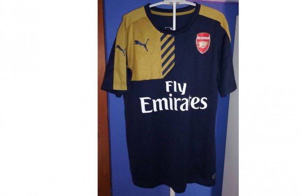 Arsenal sötétkék arany eredeti Puma 2015-16 mez (M)