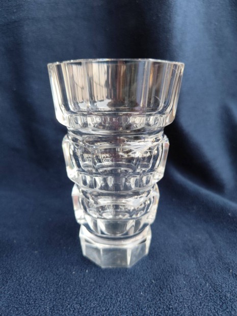 Art Deco | Josef Hoffman Moser prizma váza | 15*9 cm