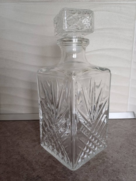 Art Deco stlus whisky dekanter 1L-es kiszerelsben