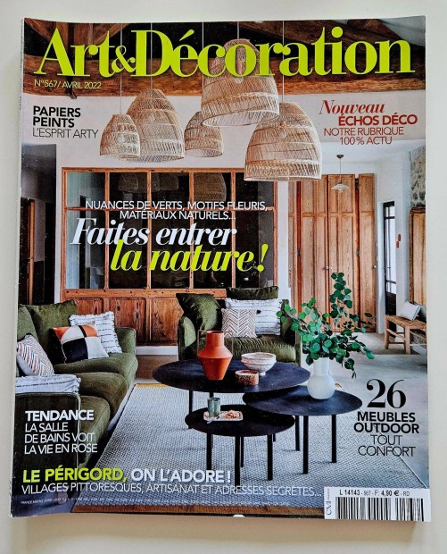 Art & Dcoration francia lakberendezsi magazin 2022