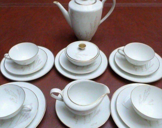 Art deco porceln kvs tes kszlet