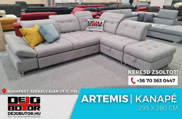 Artemis sarok prmium kanap lgarnitra 295x280 cm rugs delfin gray