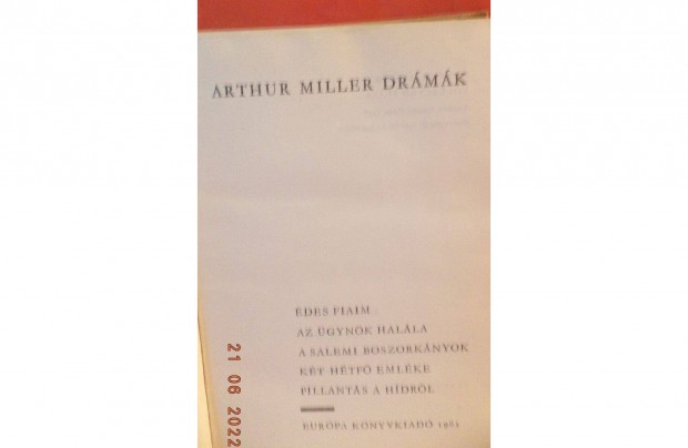 Arthur Miller drmk / 5 db