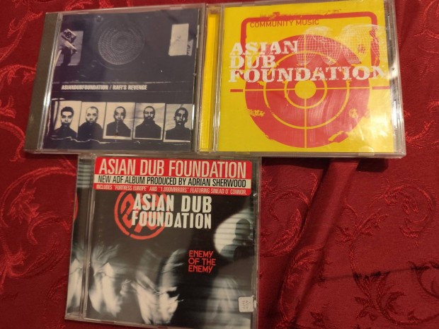 Asian dub fundation, Billy Idol, Chumbawamba CD -k