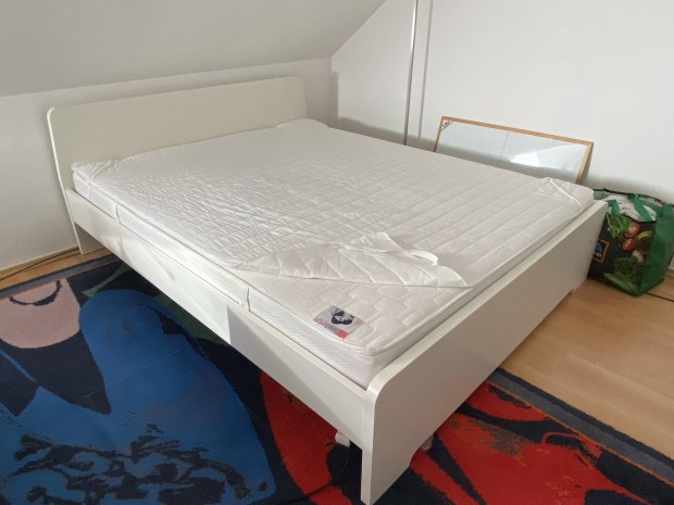 Askvoll IKEA ágy 160x200 Billerbeck matrac 20 cm