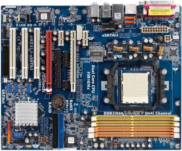 Asrock AM2XLI-Esata2 - alaplap - csere is -