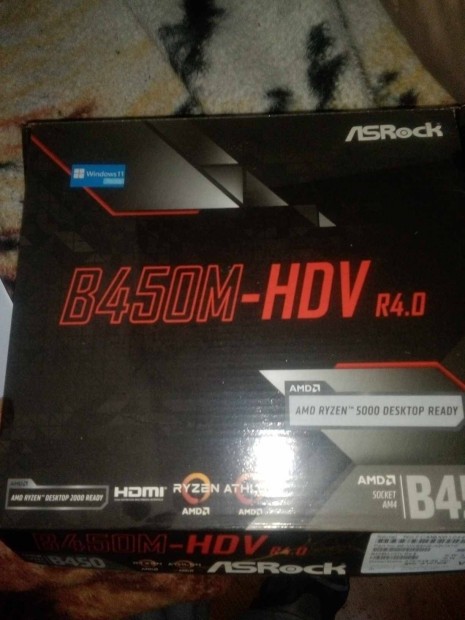 Asrock B450M-HDV AM4 alaplap