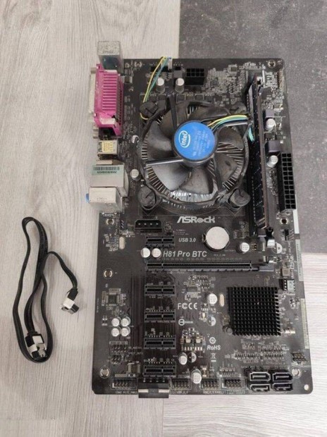 Asrock H81 Pro 2.0 Alaplap 1150 Intel Proci + Ram Félkonfig Félkonfig