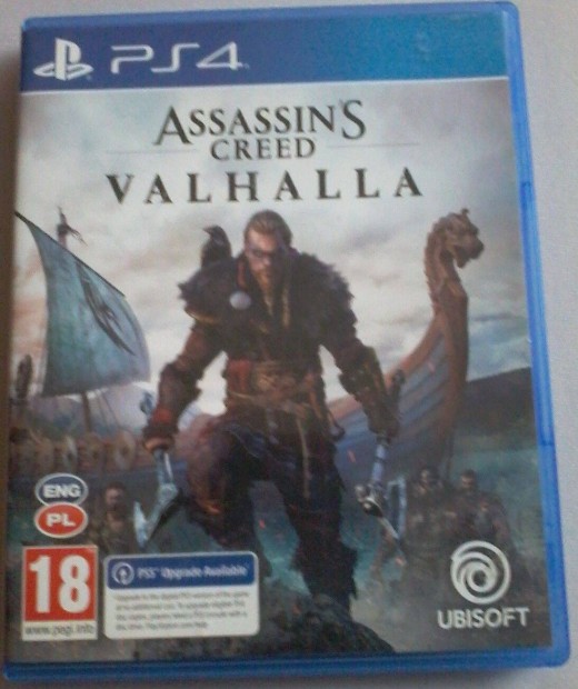 Assassin Creed Valhalla PS 4 jtk elad.(nem postzom)