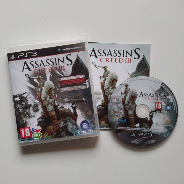 Assassin's Creed III (Magyar) Playstation 3 PS3