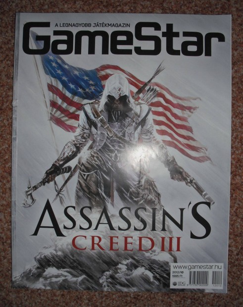 Assassin's Creed III címlapos Gamestar magazin eladó Kedvező ár