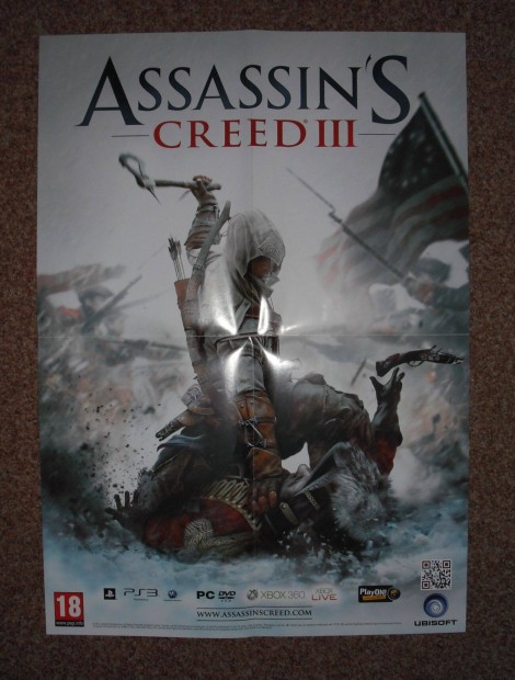 Assassin's Creed III poszterek eladak Kedvez r