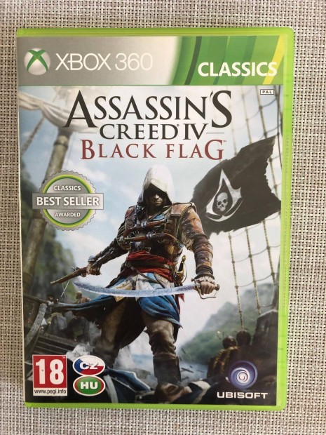 Assassin's Creed IV 4 Black Flag Xbox 360 jtk magyar felirat