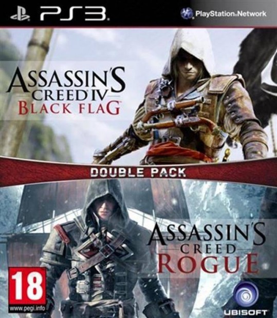 Assassin's Creed IV Black Flag + Assassin's Creed Rogue Playstation 3