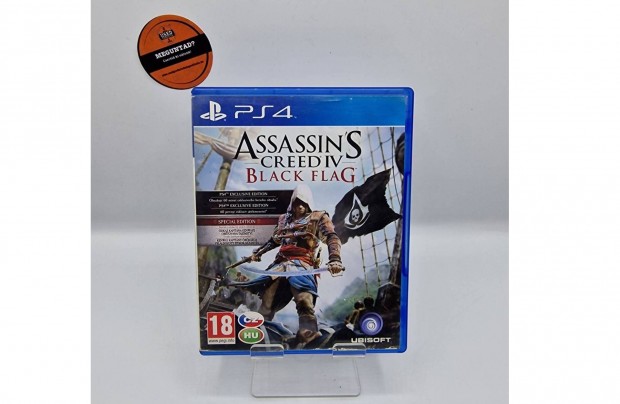 Assassin's Creed IV Black Flag - PS4 jtk, hasznlt