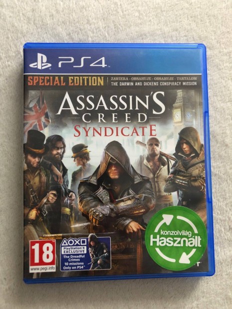 Assassin's Creed Syndicate Ps4 Playstation 4 magyar feliratos jtk