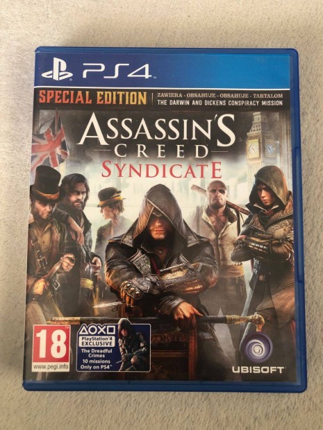 Assassin's Creed Syndicate Ps4 Playstation 4 magyar feliratos jtk