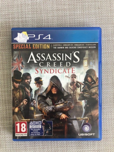 Assassin's Creed Syndicate Ps4 Playstation 4 magyar feliratos jtk