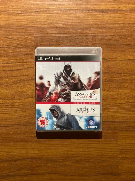 Assassin's Creed + Assassin's Creed II PS3 jtk