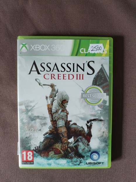 Assassins Creed 3 Xbox 360 jtk 
