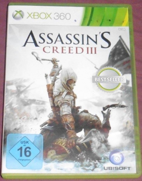 Assassins Creed 3. Angolul Gyri Xbox 360, Xbox ONE, Series X jtk
