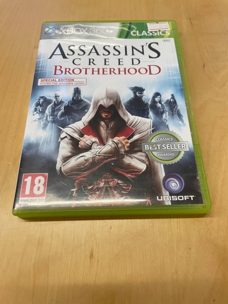 Assassins Creed Brotherhood Xbox 360 jtkszoftver