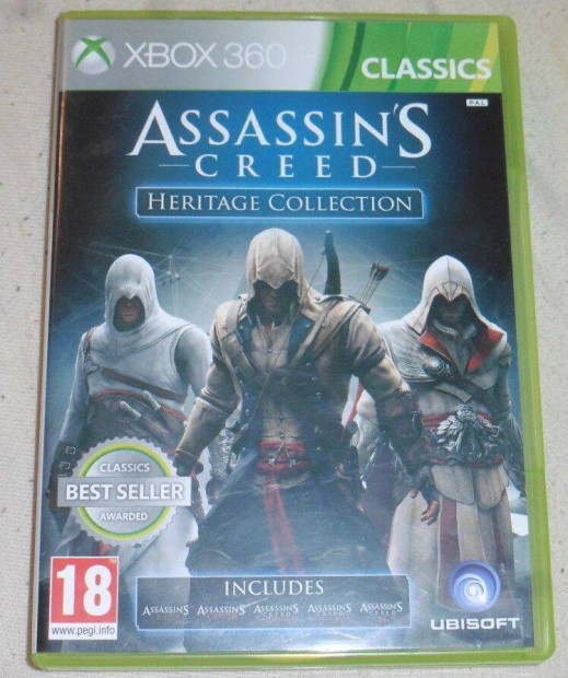 Assassins Creed Heritage (5 Rsz 1 csomagban) Gyri Xbox 360 Jtk