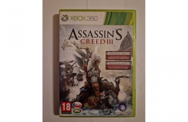 Assassins Creed III Xbox 360 jtk (magyar feliratos)