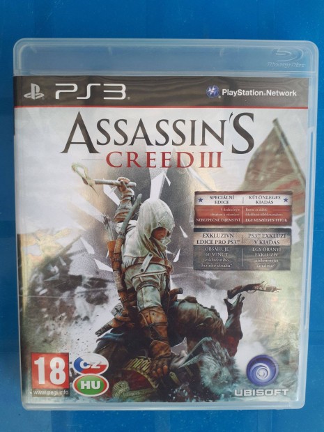 Assassins Creed III ps3 jtk,elad,csere is