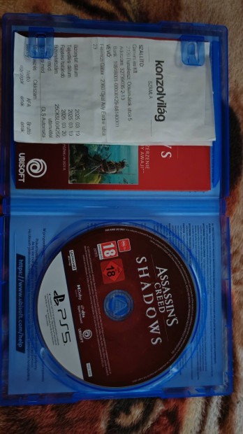Assassins Creed Shadows Ps5 eladó.