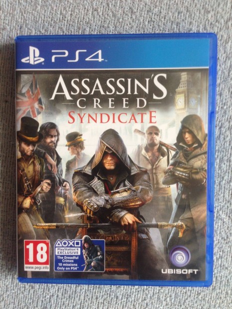 Assassins Creed Syndicate ps4-PS5 jtk elad-csere "