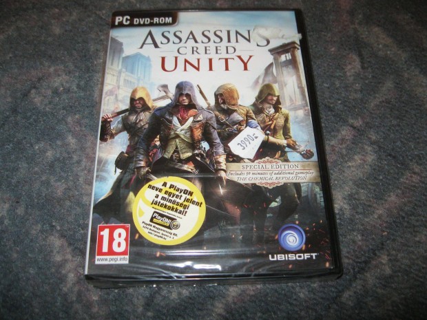Assassins Creed Unity Special edition PC jtkszoftver - j, bontatlan