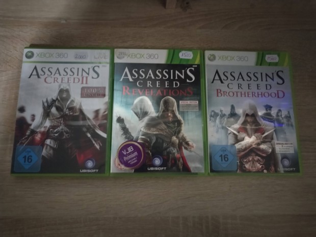 Assassins Creed Xbox 360 jtkok egyben 