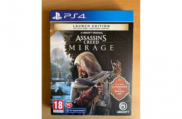 Assassins creed : Mirage Launch edition ps4-re eladó!