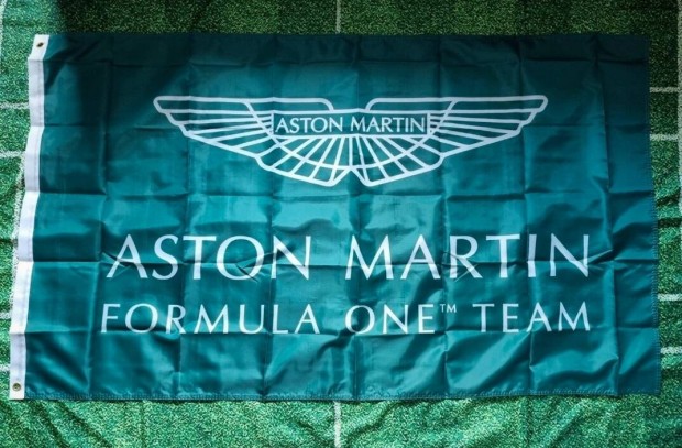 Aston martin forma 1 Alonso szurkoli zszl 