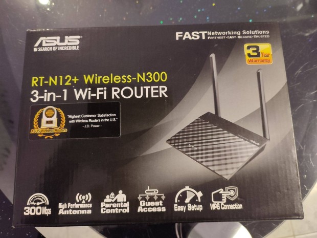 Asus 3-in-1 WIFI Router dobozában