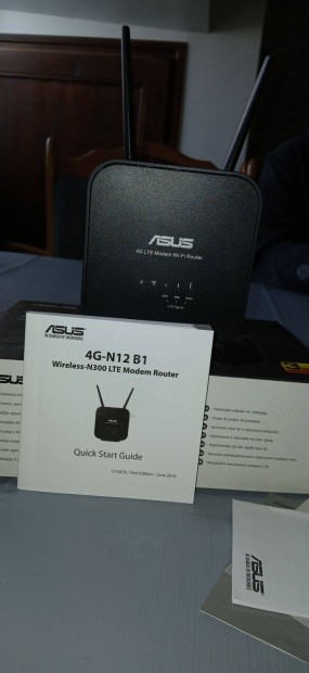 Asus 4G-N12 B1 SIM Krtys Router j llapot