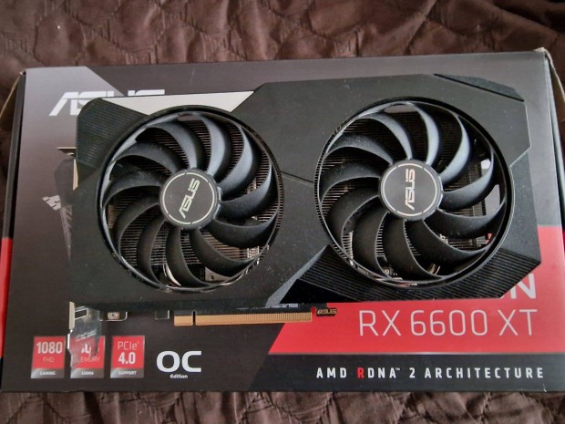 Asus AMD Radeon RX 6600 XT videkrtya