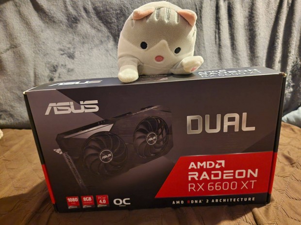 Asus Amd Radeon RX 6600 XT DUAL grafikus krtya 8Gb