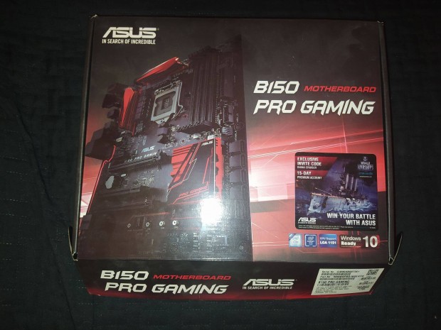 Asus B150 Pro Gaming alaplap