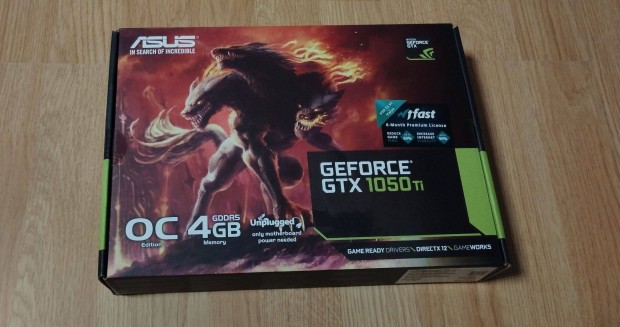 Asus Cerberus Geforce Gtx 1050 Ti 4GB gamer videkrtya