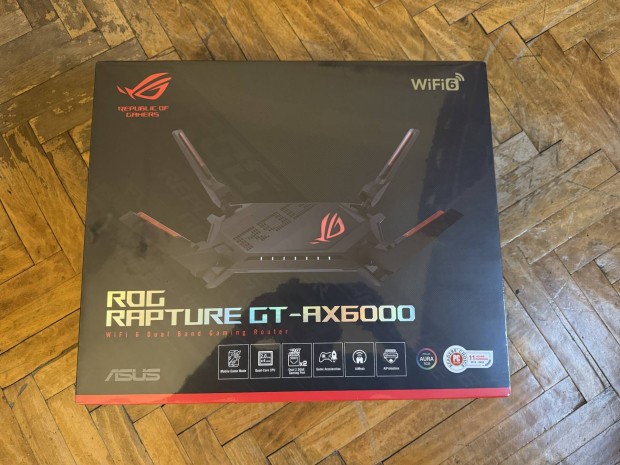 Asus GT-AX6000 ROG j Router Elad