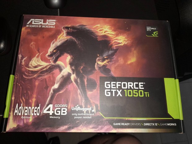 Asus Geforce Gtx 1050 Ti 4GB Gddr5 128bit (PH-Gtx1050TI-4G) elad