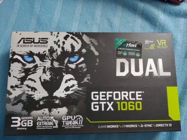 Asus Geforce Gtx 1060 Dual 3GB