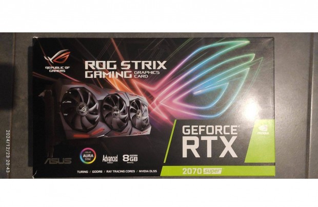 Asus Geforce rog strix 2070 super OC 8gb