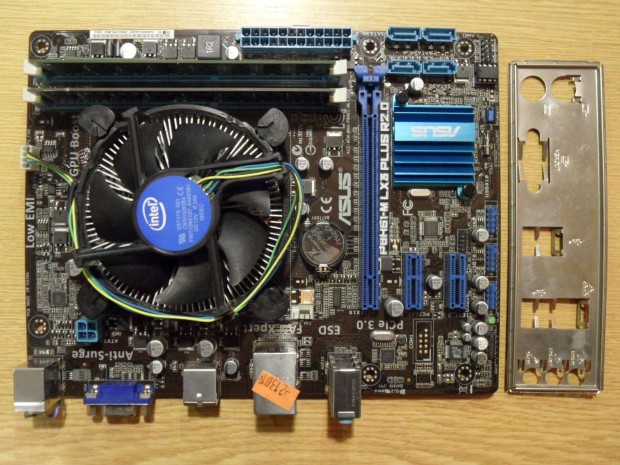 Asus LGA 1155 alaplap + i5 2310 + HD 2000 GPU / +8GB DDR3 + ht