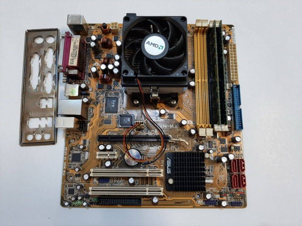 Asus M2N-MX alaplap + AMD Athlon processzor + 2GB RAM, Működik!