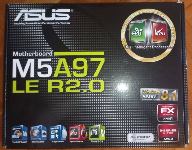 Asus M5A97 LE R2.0 AM3+ foglalatos alaplap