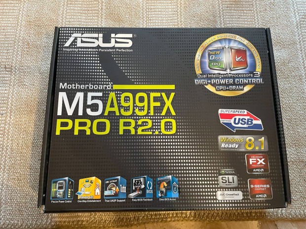 Asus M5A99FX Pro R2.0 AM3+ dobozos alaplap